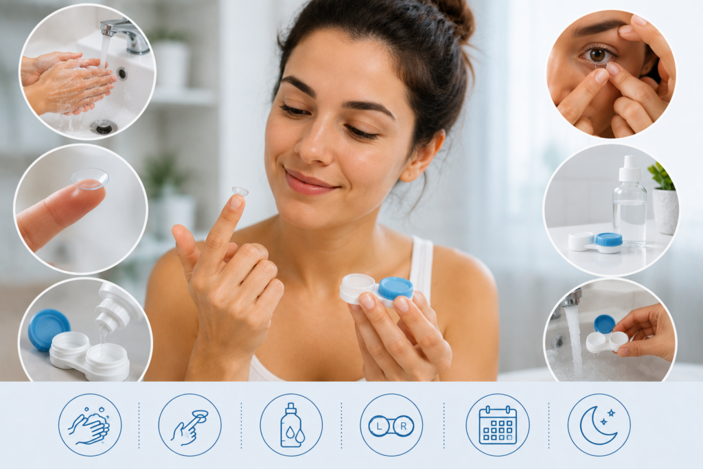 Contact Lens Care Tips for Healthy Eyes contact lens care tips for healthy eyes
