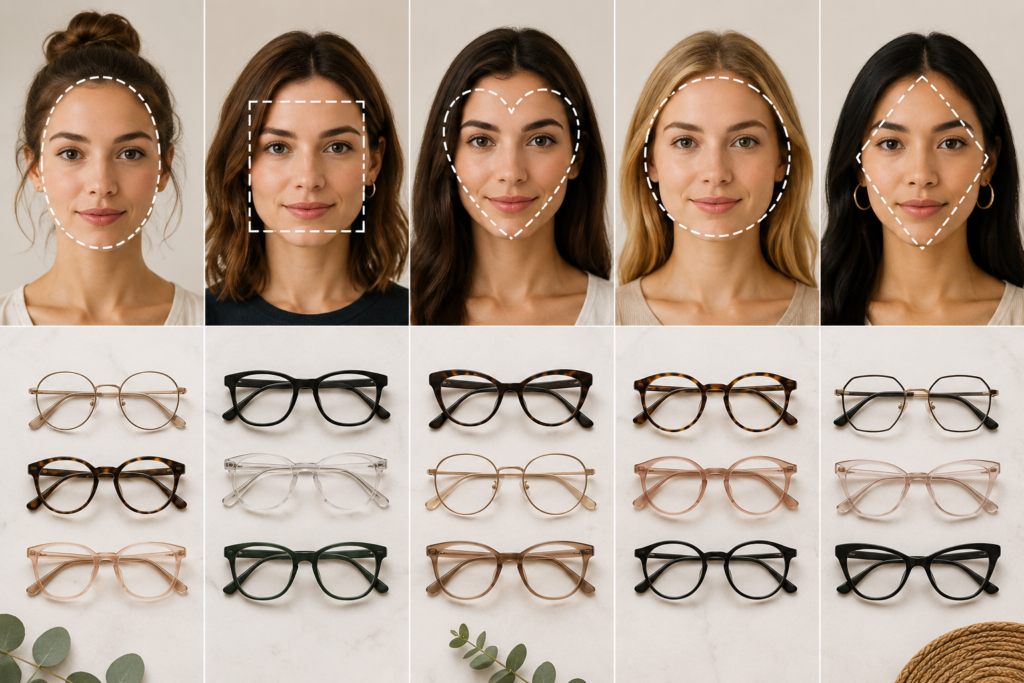 how to choose the perfect eyeglasses for your face shape
