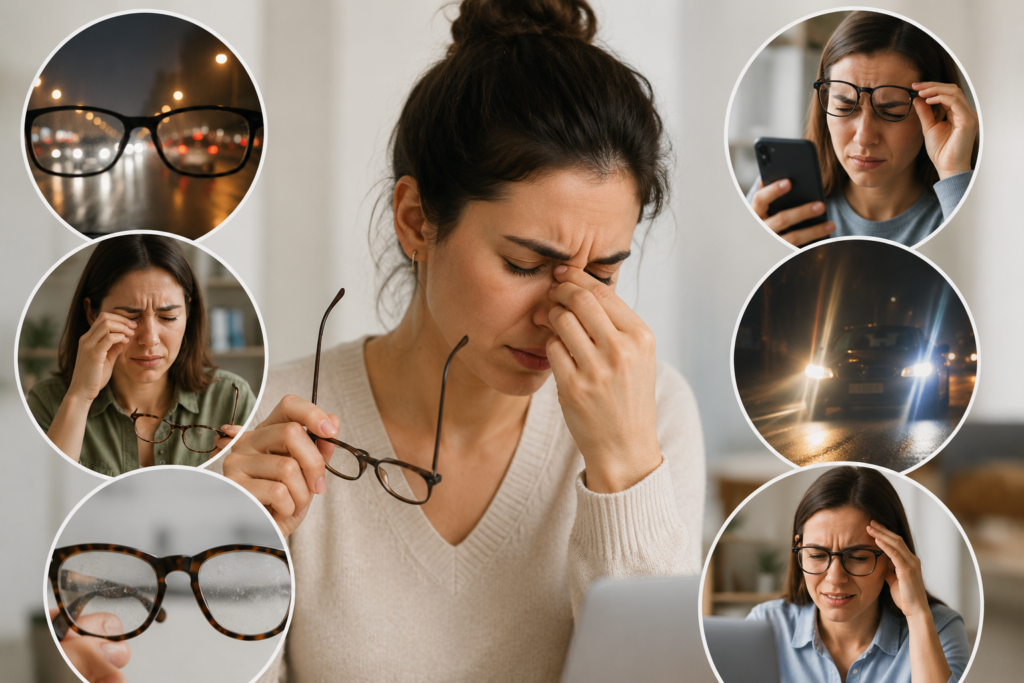signs you need new eyeglasses